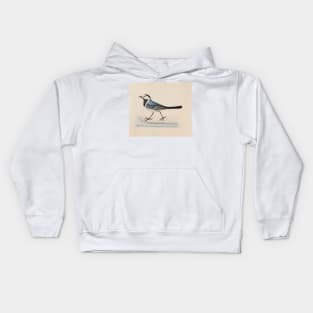 White Wagtail by Ferdinand von Wright Kids Hoodie